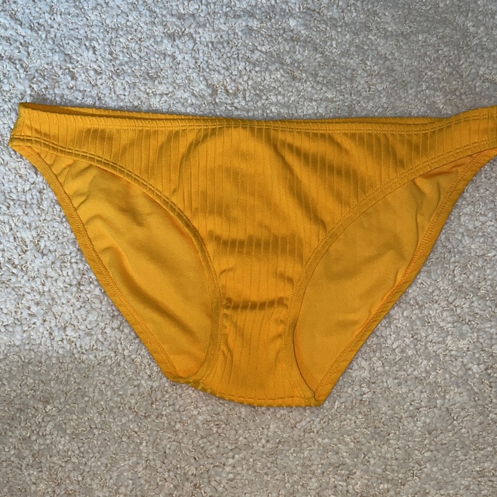 Target Yellow Ribbed Bikini - Picture 2 of 5